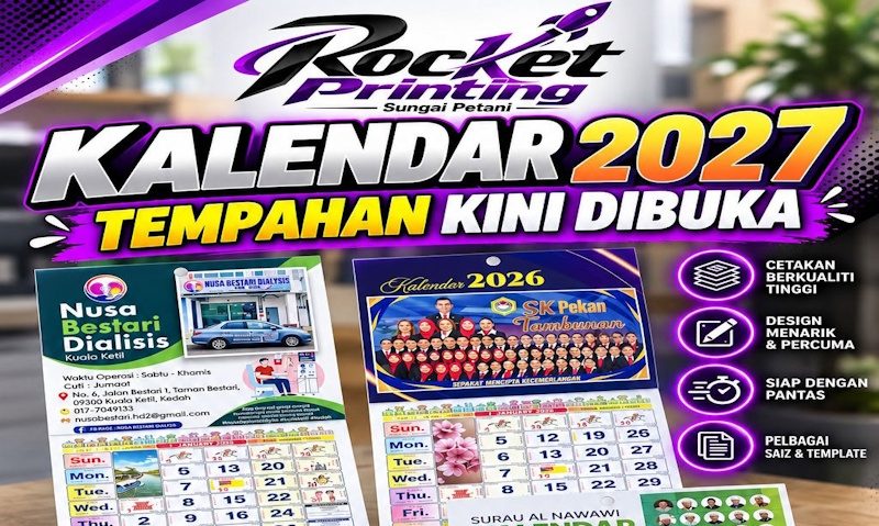 Kalendar 2027 untuk Promosi Perniagaan (1/1)