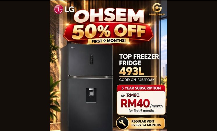 Peti ais LG serendah RM40 sebulan (1/1)