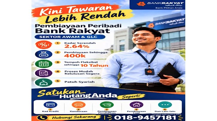 Pembiayaan Peribadi Bank Rakyat (1/2)